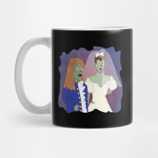 Zombie Bride and Groom - Funny Halloween Mug